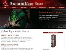 Tablet Screenshot of bklynmusic.com